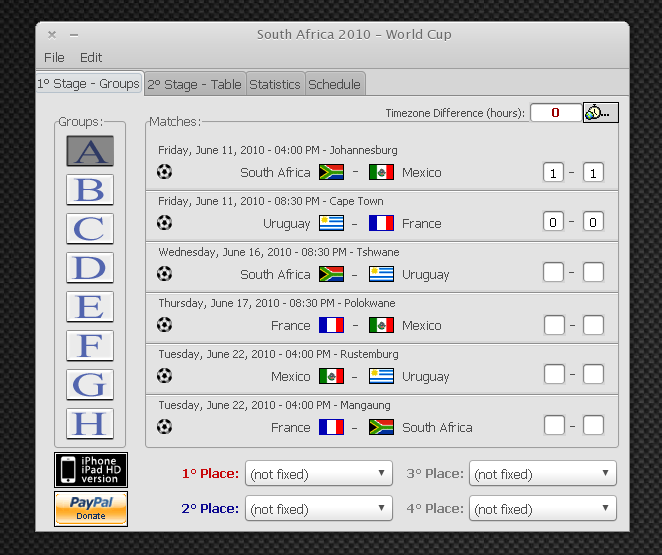 FIFA World Cup Fixtures, Results, Stats And More With South Africa 2010